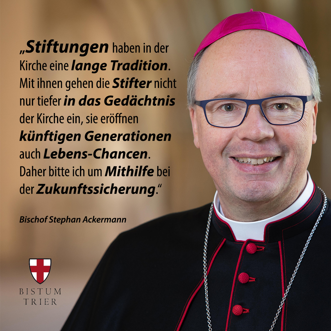 Testimonial von Bischof Dr. Stephan Ackermann zum Stiften